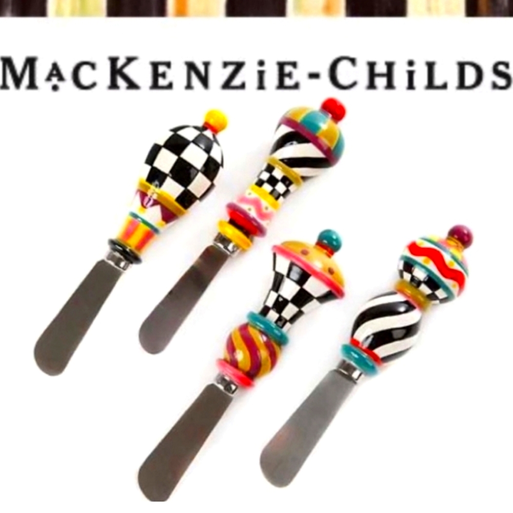 MacKenzie-Childs Jubilee Canape Knives - Set of 4